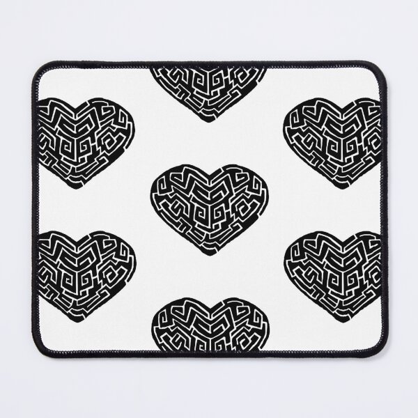 Item preview, Black Labyrinthine Heart designed and sold by Nealoc.