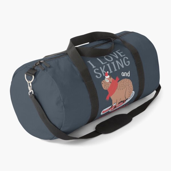 Item preview, Skiing Capybara funny quote, I love skiing and capybaras designed and sold by KlaraMacinka.