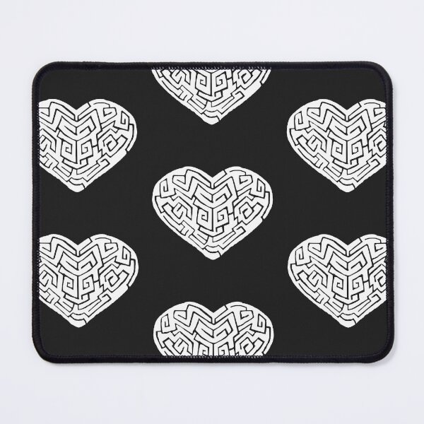 Item preview, White Labyrinthine Heart designed and sold by Nealoc.