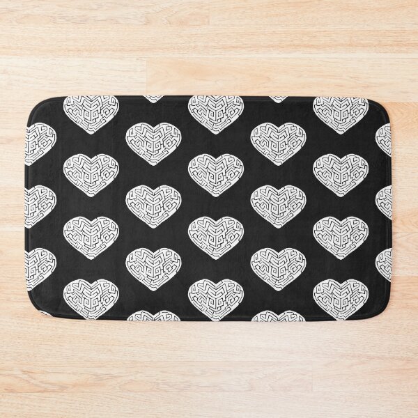 Item preview, White Labyrinthine Heart designed and sold by Nealoc.