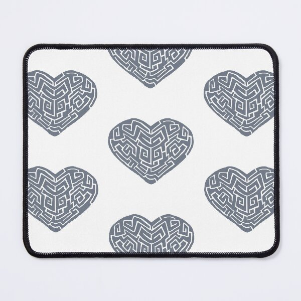 Item preview, Gray Labyrinthine Heart designed and sold by Nealoc.
