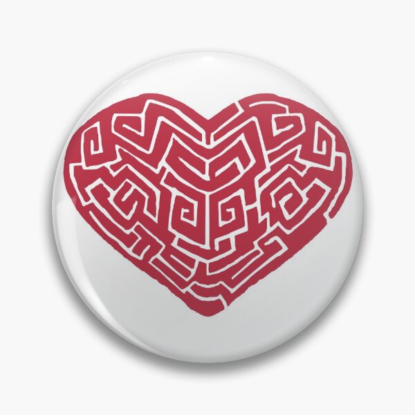 Item preview, Red Labyrinthine Heart designed and sold by Nealoc.