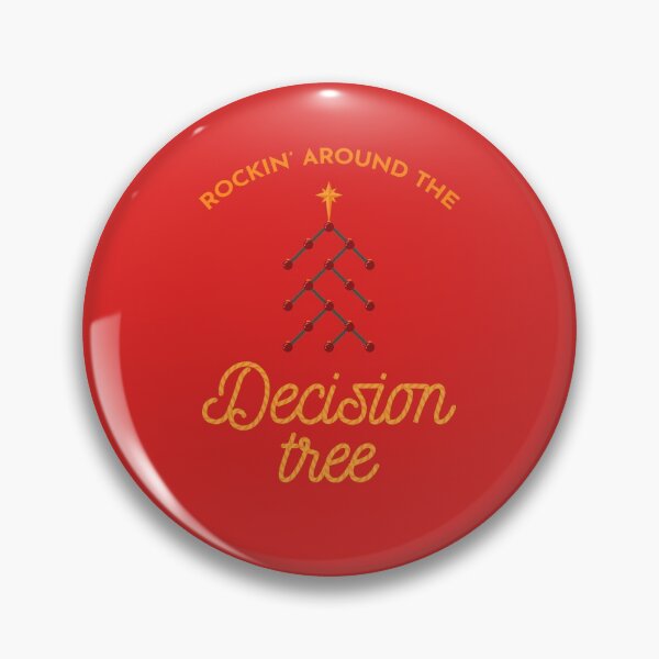 Item preview, Rockin around the decision tree (red background) designed and sold by visualizards.