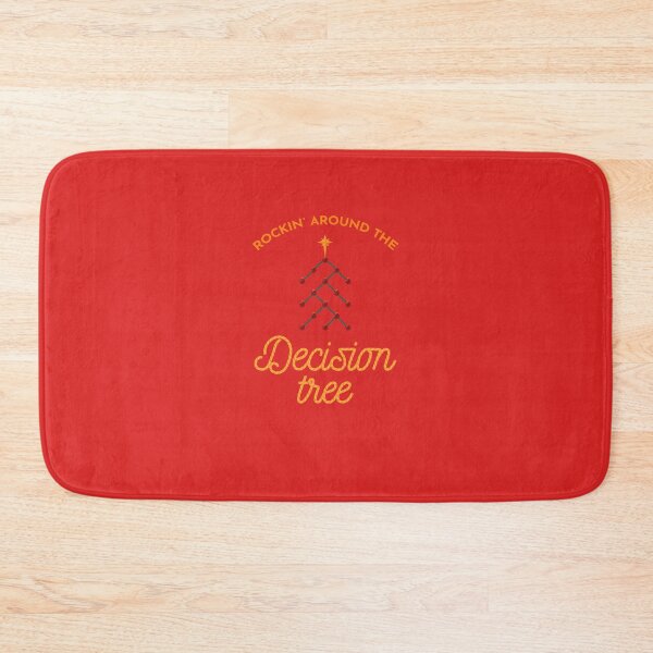 Item preview, Rockin around the decision tree (red background) designed and sold by visualizards.