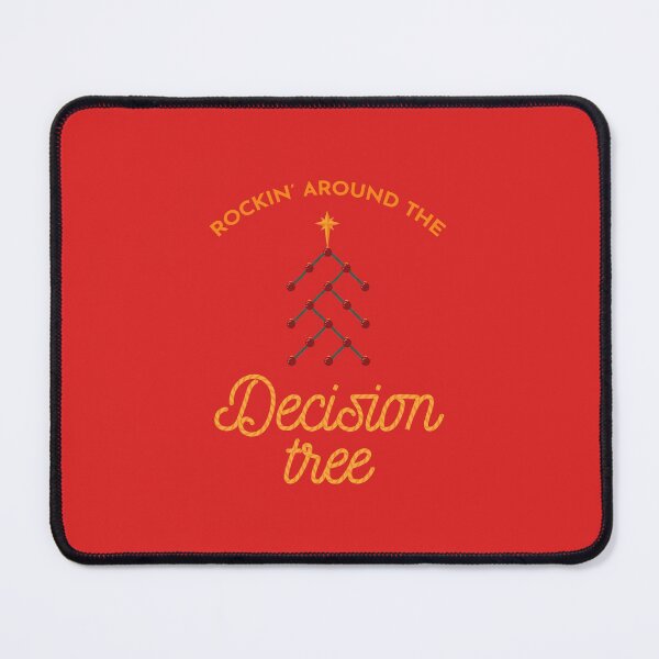 Item preview, Rockin around the decision tree (red background) designed and sold by visualizards.