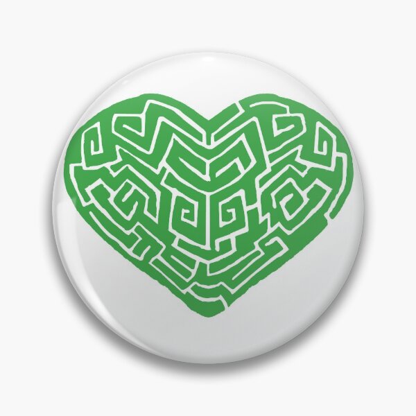 Item preview, Green Labyrinthine Heart designed and sold by Nealoc.