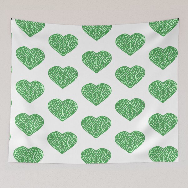 Item preview, Green Labyrinthine Heart designed and sold by Nealoc.
