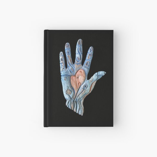 Hand Heart Hardcover Journal