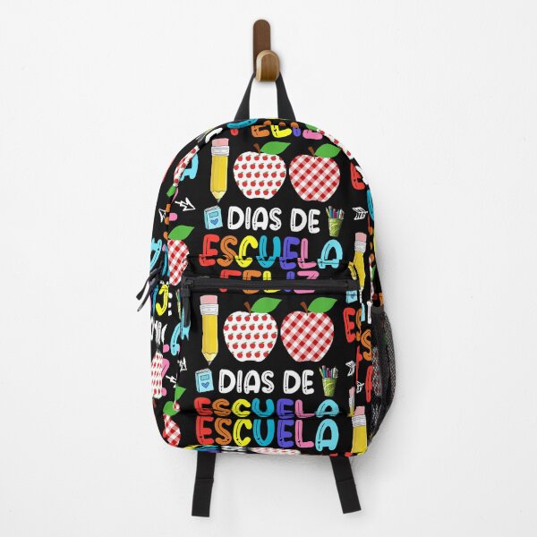 Item preview, Feliz 100 dias de escuela 100 days of school Spanish Buffalo Plaid Apple designed and sold by DesignByMai.