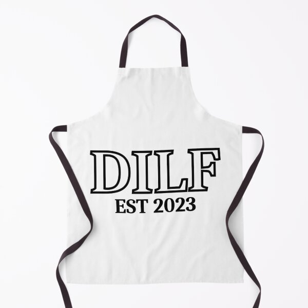 Item preview, DILF est 2023 (black text) - Fathers Day gift for current and future Dads designed and sold by CaitU.