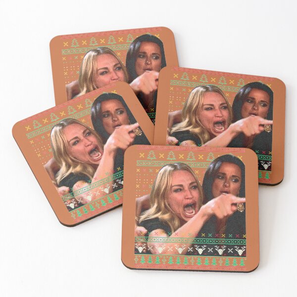Item preview, Woman Yelling At A Cat Ugly Christmas Meme designed and sold by BeautyFlower111.