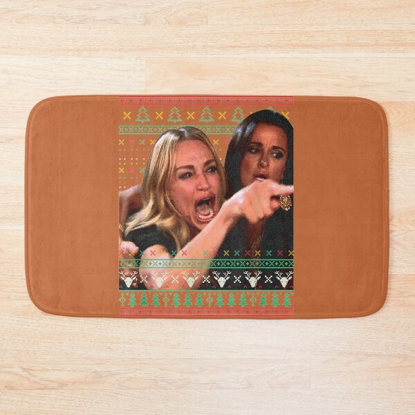 Item preview, Woman Yelling At A Cat Ugly Christmas Meme designed and sold by BeautyFlower111.