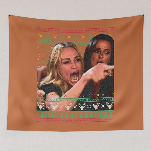 Item preview, Woman Yelling At A Cat Ugly Christmas Meme designed and sold by BeautyFlower111.