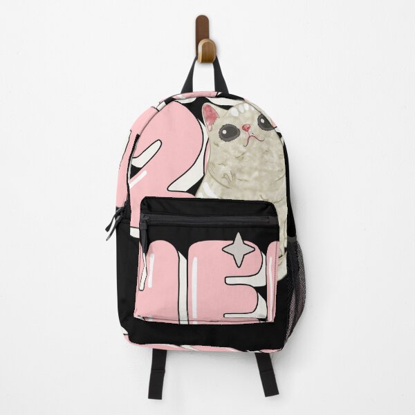 Item preview, Cute cat,  Hello 2022 pink designed and sold by Quote for  Success.