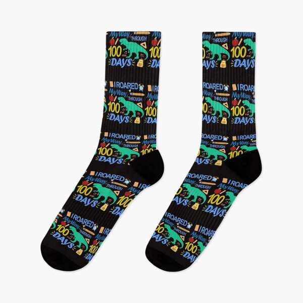 Item preview, I Roared My Way Through 100 Days Of School Pre-K Dinosaurus designed and sold by DesignByMai.