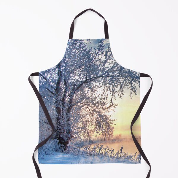 Item preview, Winter Wonderland White Snow Tree Sunset designed and sold by silviaol.