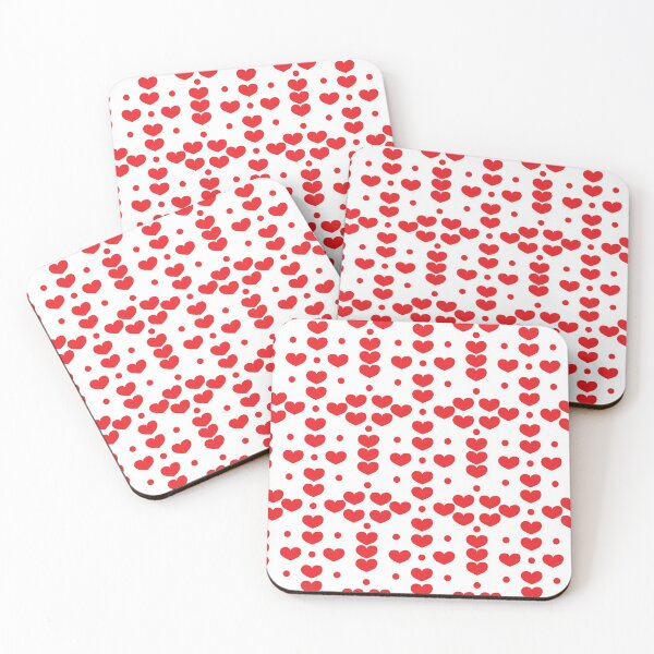 Item preview, Red heart Valentine Pattern designed and sold by Tanya Mihe.