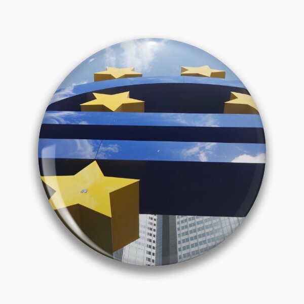 Artikelvorschau, Euro-Symbol vor dem Gebäude der EZB, Frankfurt entworfen und verkauft von Torsten Krüger.