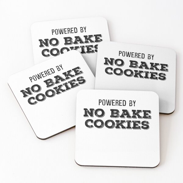 Item preview, Powered By No Bake Cookies Funny Baking Cooking designed and sold by dbreeze10.