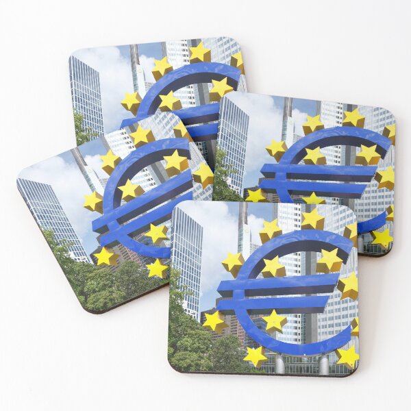 Artikelvorschau, Euro-Symbol vor dem Gebäude der EZB, Frankfurt entworfen und verkauft von Torsten Krüger.