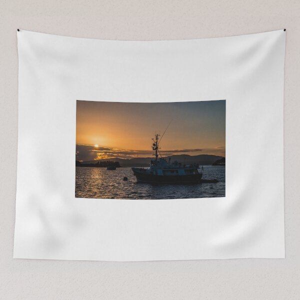 Item preview, Oban Boat Sunset  designed and sold by hawkie.