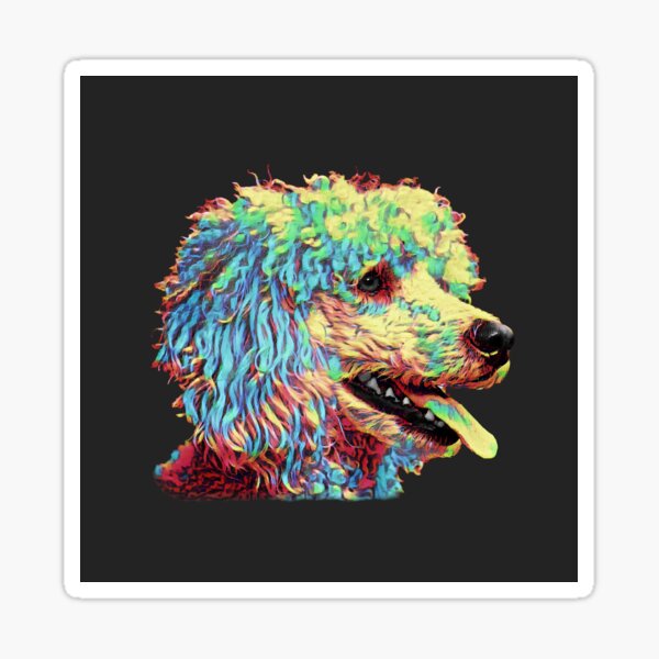 Item preview, Prismatic Poodle designed and sold by Heathermarie321.