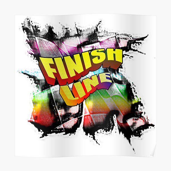 "Finishline essential classic, finish line" Poster by Maculele Redbubble