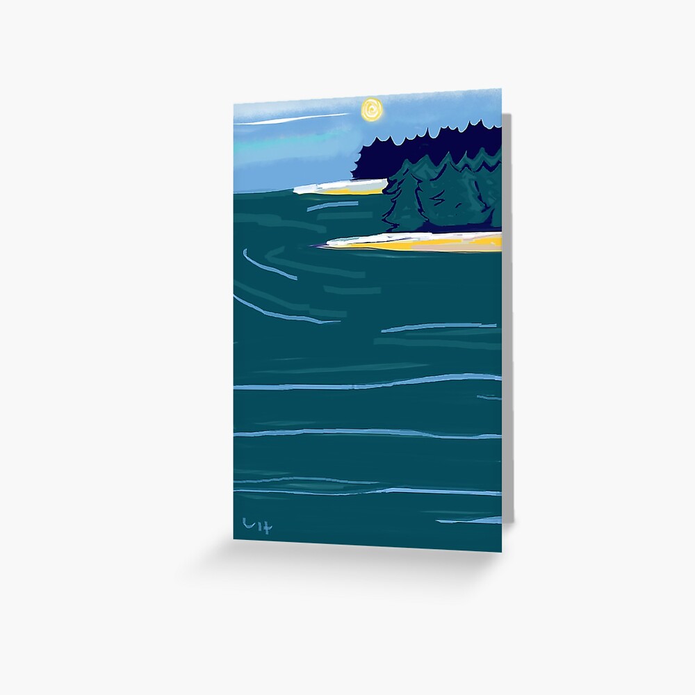 "ISLANDS" Greeting Card by lhadlock2 Redbubble