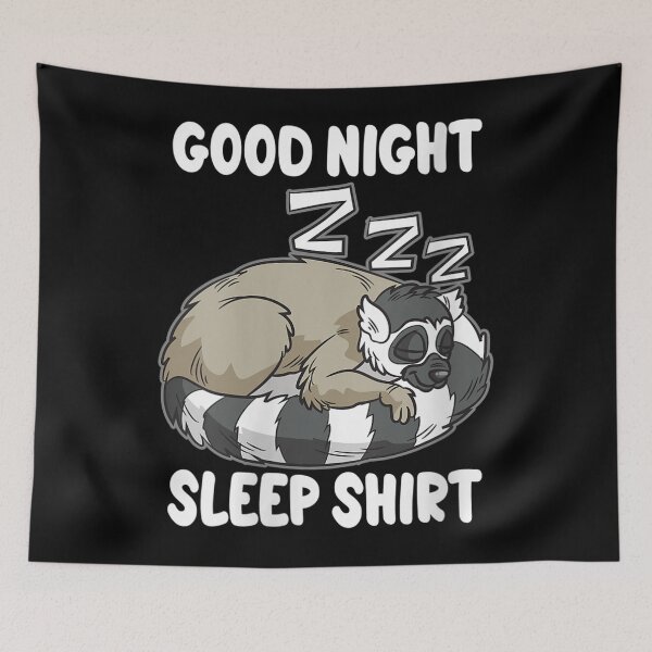 Item preview, Good Night Sleep Lemurs monkey  designed and sold by BeautyFlower111.