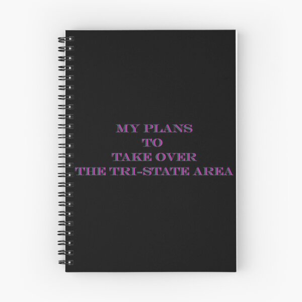 Item preview, My plans to take over the tri state area. 2 black  designed and sold by General  Ideas.