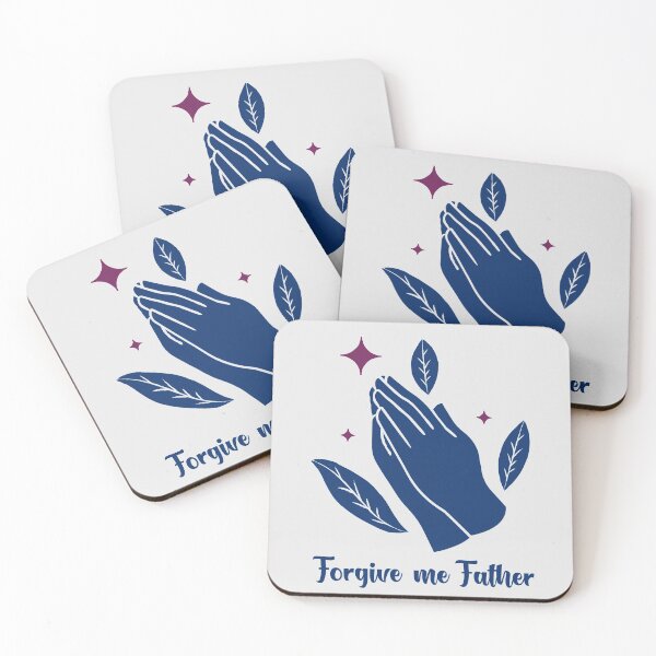 Item preview, Forgive Me Father. Praying Hands  designed and sold by Rebel-Design.