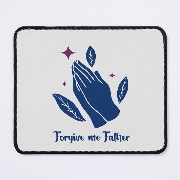 Item preview, Forgive Me Father. Praying Hands  designed and sold by Rebel-Design.