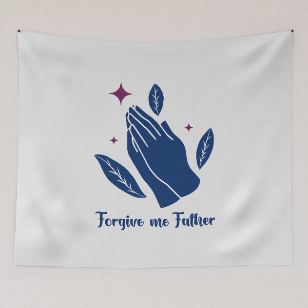 Item preview, Forgive Me Father. Praying Hands  designed and sold by Rebel-Design.