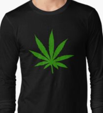 Marijuana Leaf Long Sleeve T-Shirt