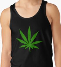 Marihuana-Blatt Tank Top