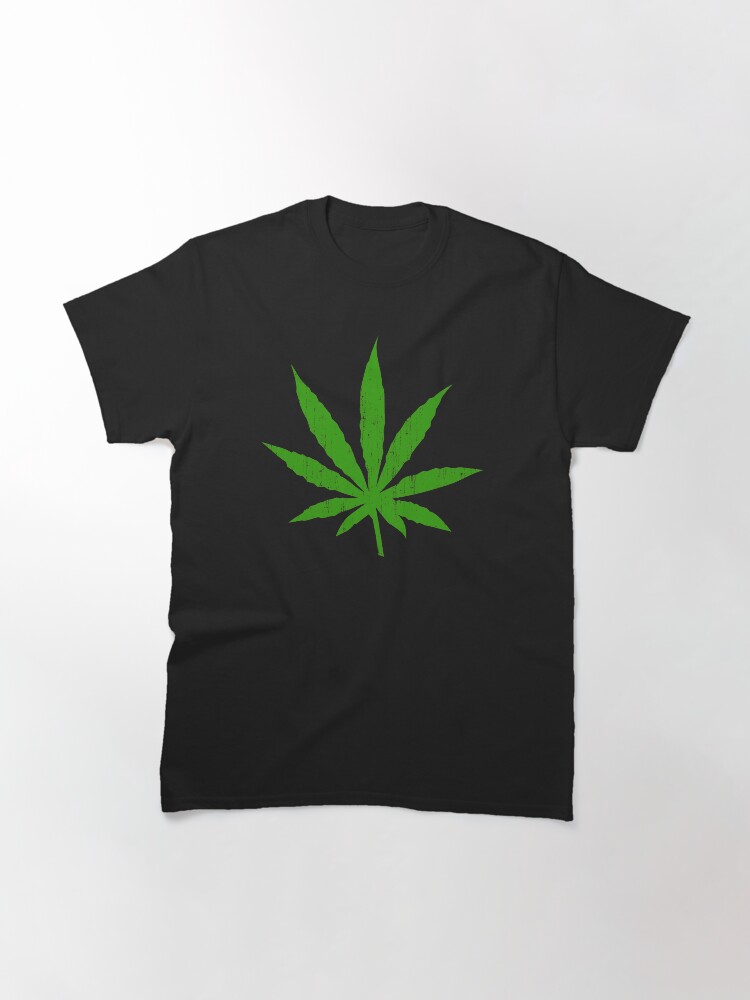 Thumbnail 3 of 7, Classic T-Shirt, Marijuana Leaf designed and sold by MarijuanaTshirt.