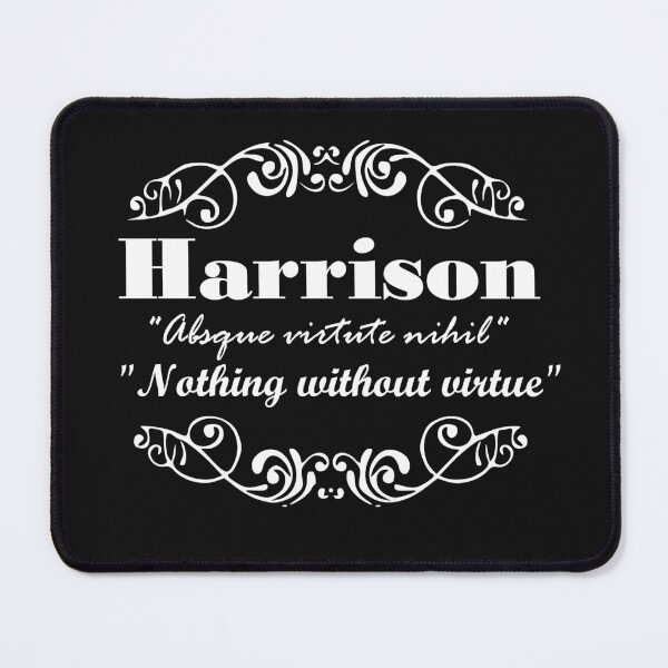 Item preview, Harrison Surname family name last name motto designed and sold by BagTown Clans.