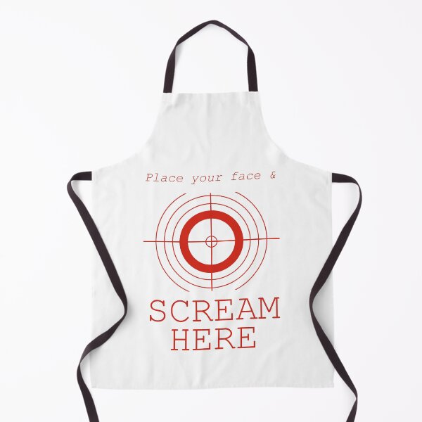Item preview, Place Your Face & Scream Here Pillow designed and sold by TeesYouWant.