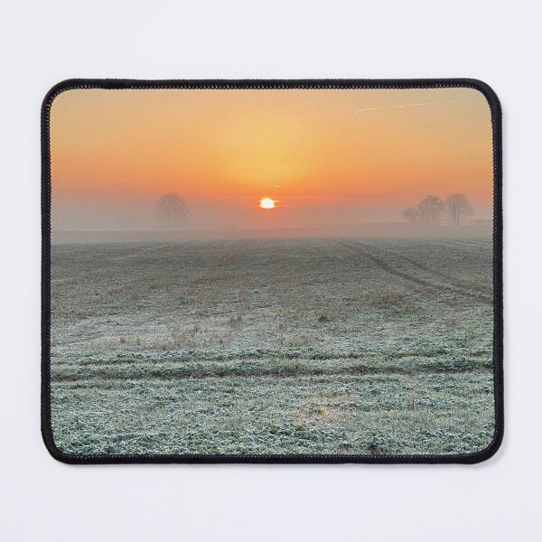 Item preview, Sunrise on I cold winters day through fog designed and sold by EcDigitalPhoto.