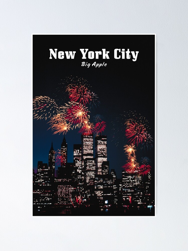 Alternate view of NEW YORK CITY: Big Apple Poster