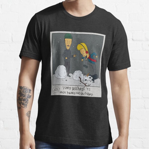 Beavis and Butthead / Polaroid Christmas Graphic / Beavis and Butt-head Essential T-Shirt