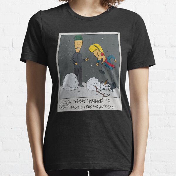 Beavis and Butthead / Polaroid Christmas Graphic / Beavis and Butt-head Essential T-Shirt