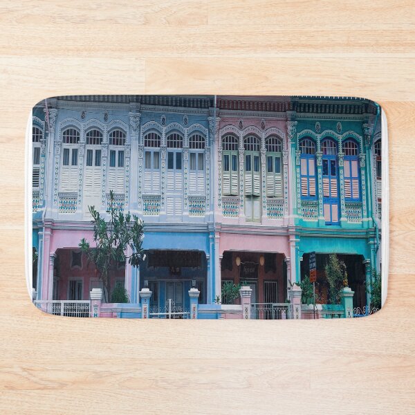 Item preview, Colourful Peranakan Shophouses, Singapore designed and sold by Happiness Creators.