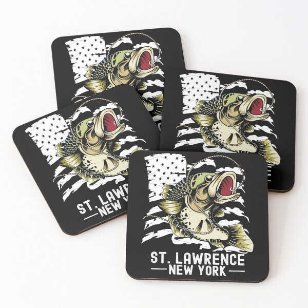 Item preview, Bass Fishing Game Fishing Sports Fisherman St. Lawrence New York designed and sold by CharJens.