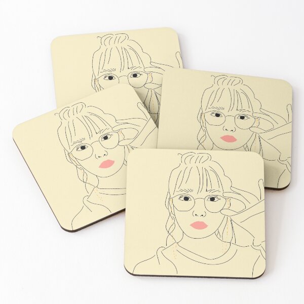 Item preview, lee jieun iu silhouette, kpop singer Brown #F6EABE designed and sold by mysakura.