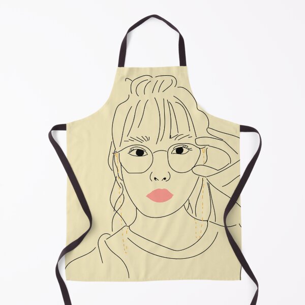 Item preview, lee jieun iu silhouette, kpop singer Brown #F6EABE designed and sold by mysakura.
