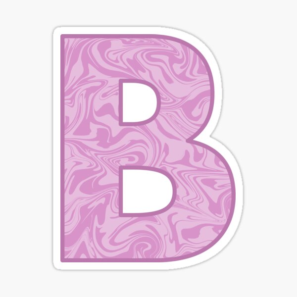 Pink Letter S Sticker for Sale by TheMonogramShop