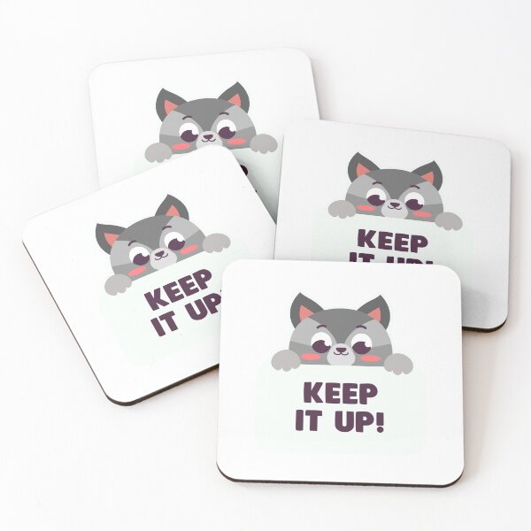 Item preview, Keep it up sticker designed and sold by Manju-Stickers.