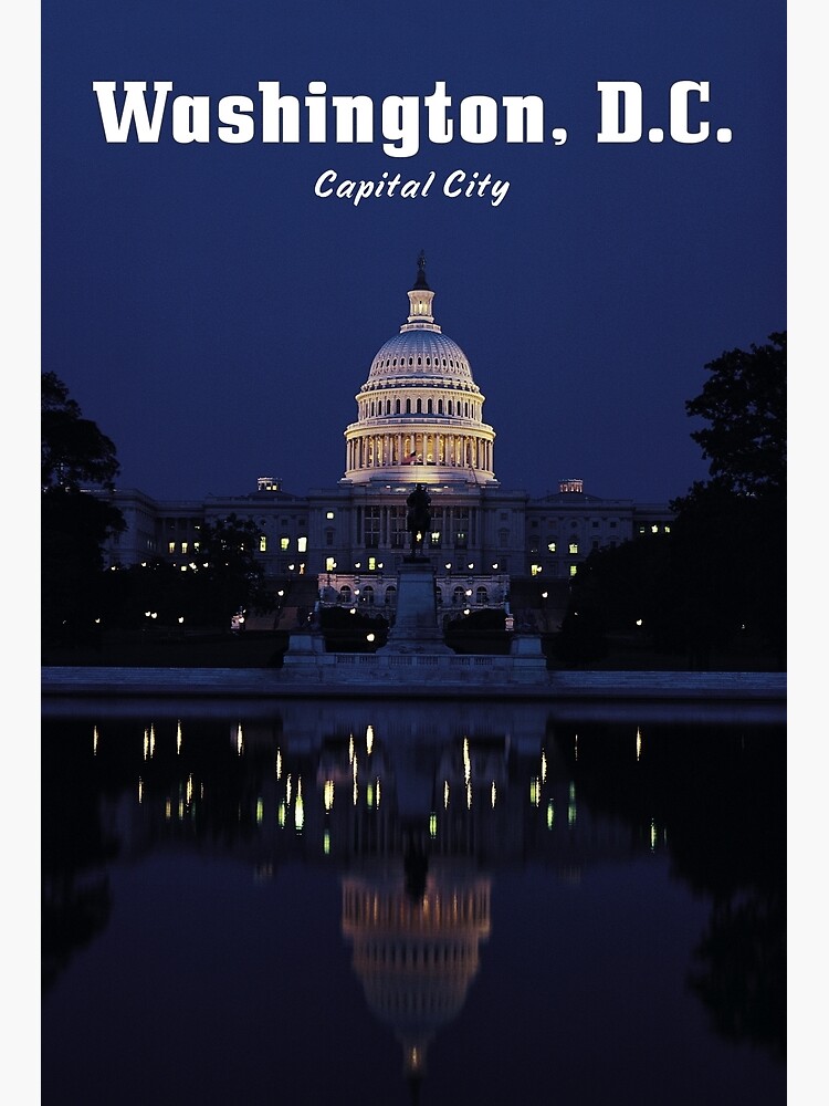 WASHINGTON, DC: Capital City by BeautifulPrints