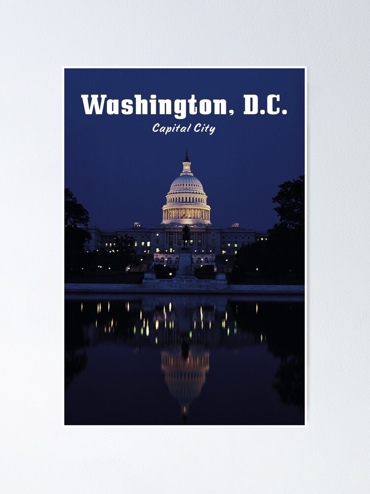 Alternate view of WASHINGTON, DC: Capital City Poster